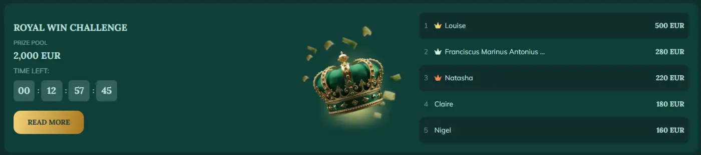 Royalen Casino Tournament